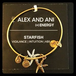 Gold Alex and Ani bracelet